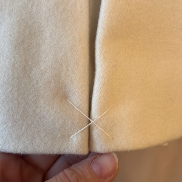 Marvin Richards women’s Wool coat. Off white with buttons , size small - Picture 9 of 15